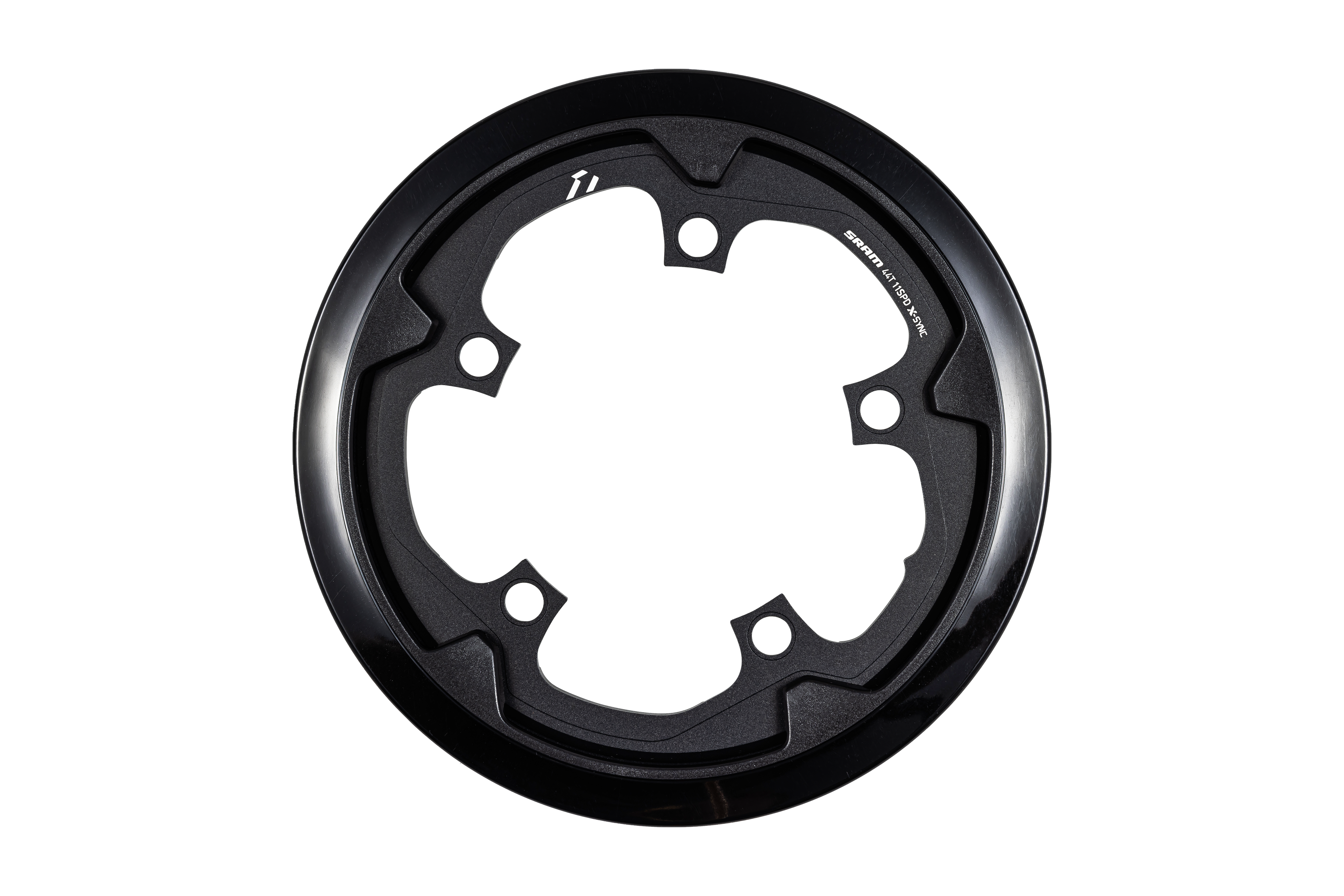 CHR TURBO, 44T, X-SYNC 11/12-SPD, 5-BOLT 110BCD, 1X RING, W/ AERO GUARD S350, SRAM (11.6218.050.003)