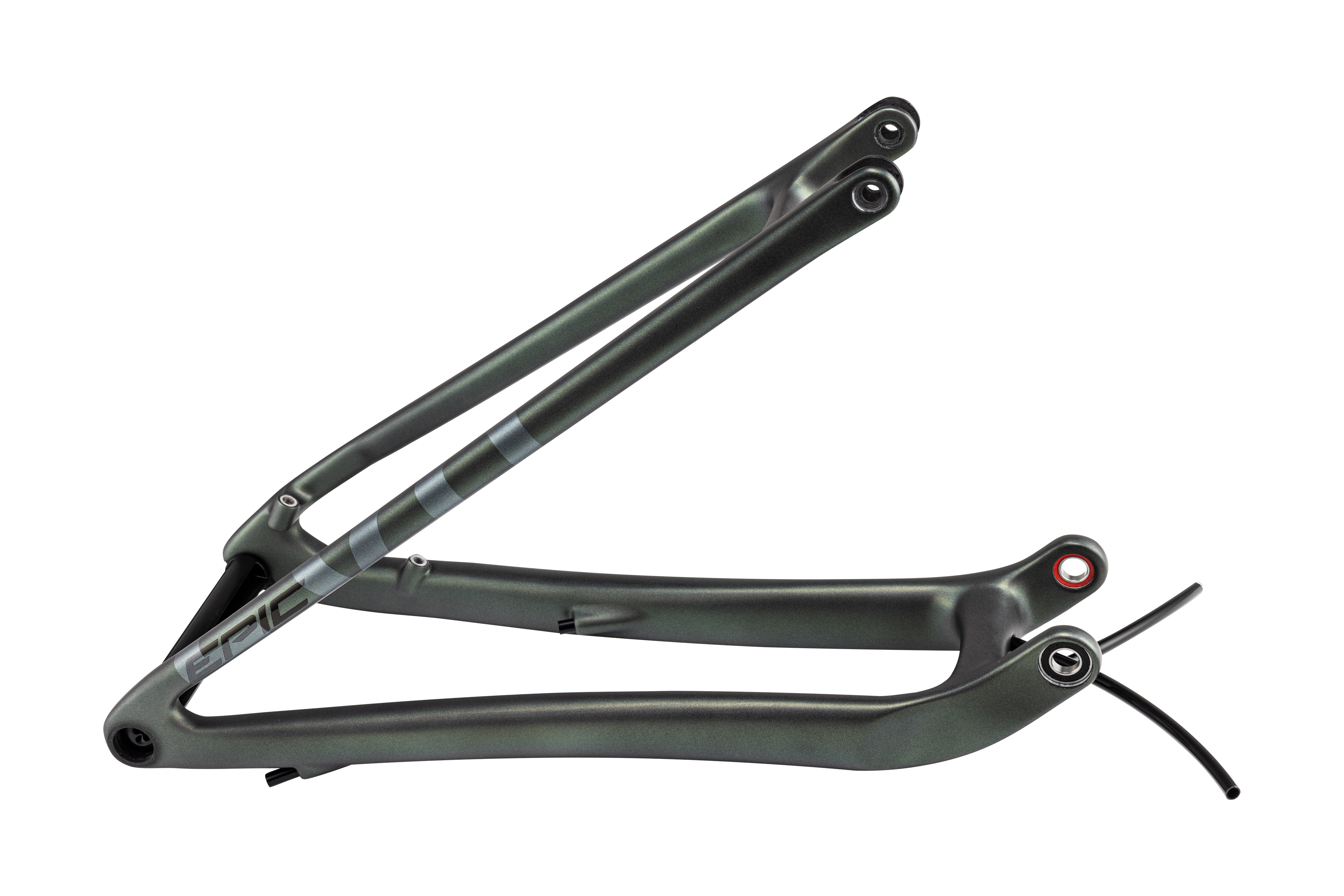 CHS MY22 SW EPIC EVO, REAR STAY ASSEMBLY, 29, CARBON, 12X148MM - STN CMLN/SIL/GRN SPCTFLR BRSH/BLKCP