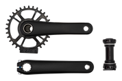 CRK PW 2-PIECE, 165MM, CRANKSET, ALLOY, BSA 24MM SPINDLE, DM, 32T RING, 1X, 52.7MM CL, W/ BB