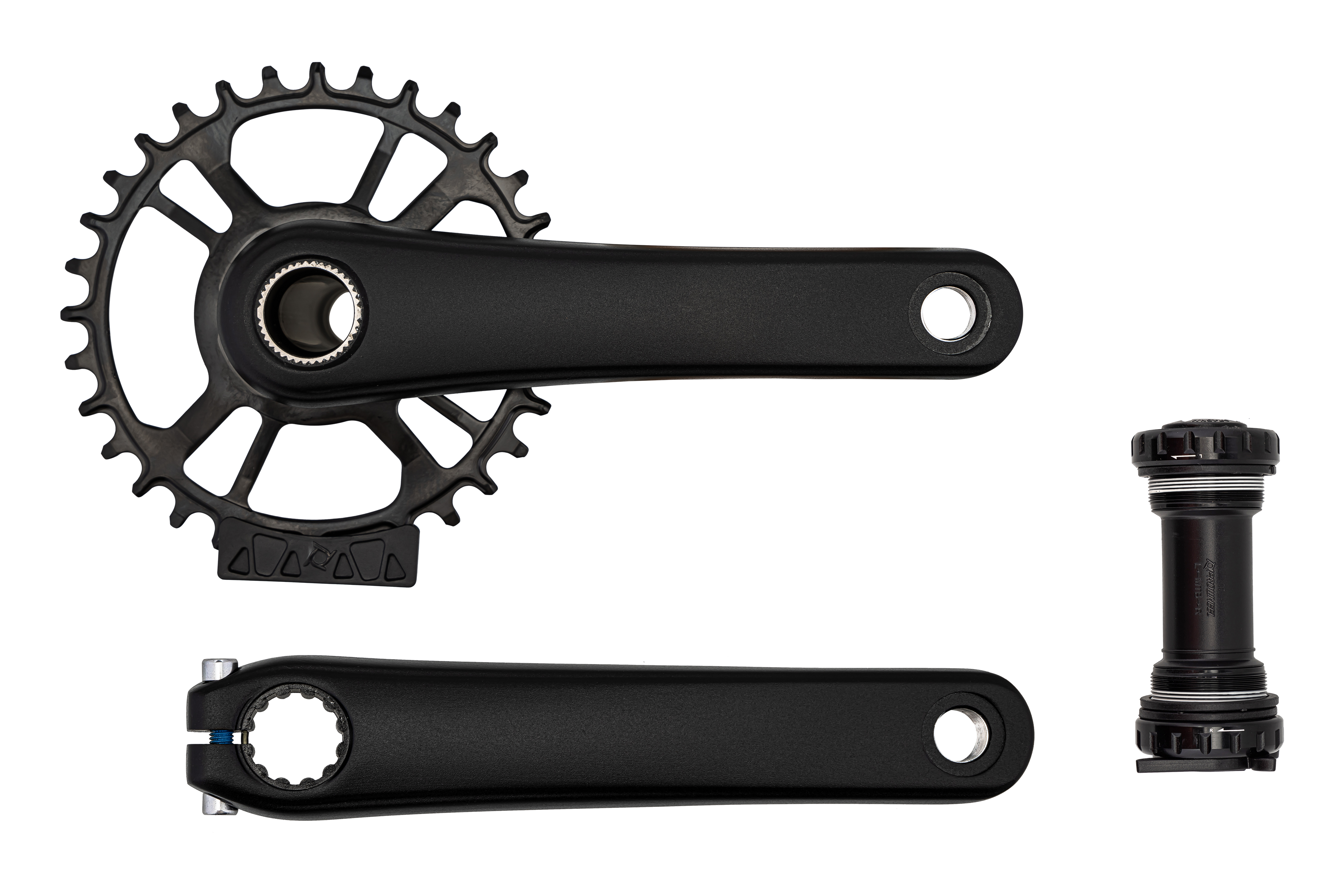 CRK PW 2-PIECE, 165MM, CRANKSET, ALLOY, BSA 24MM SPINDLE, DM, 32T RING, 1X, 52.7MM CL, W/ BB