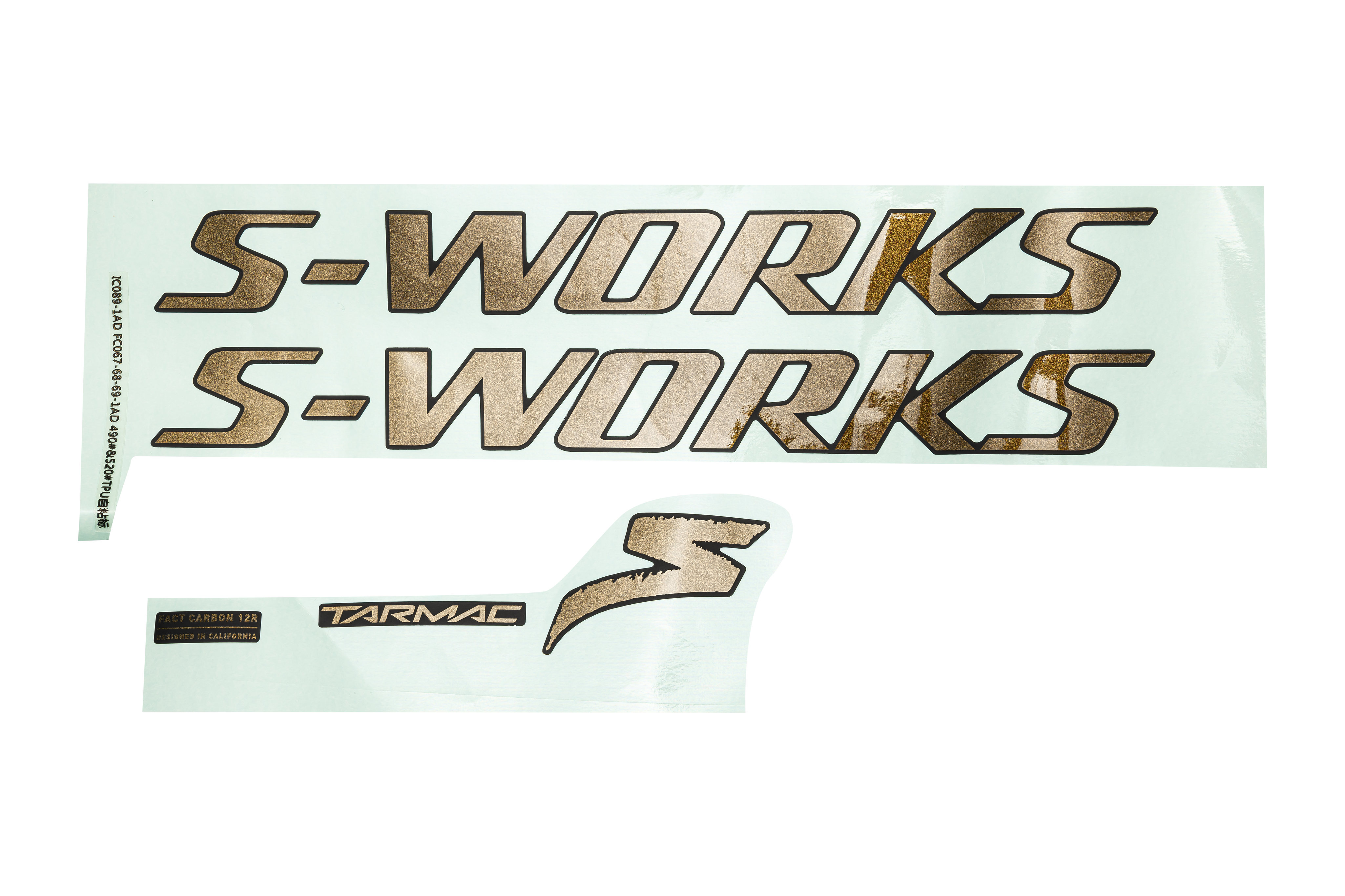 DCL MY22 SW TARMAC SL7, FRAME DECAL KIT, CARB/CMLNSNKEYE, 49/52CM