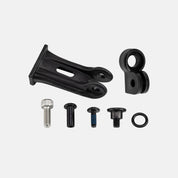 LGT SUB, LEZYNE, FRONT LIGHT FORK CROWN MOUNT, FOR SUNTOUR MOBIE FORKS, PLASTIC, W/ BOLT