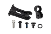 LGT SUB, LEZYNE, FRONT LIGHT FORK CROWN MOUNT, FOR SUNTOUR MOBIE FORKS, PLASTIC, W/ BOLT