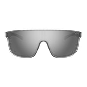 Tifosi Sanctum XL Sunglasses Satin Clear with Silver Mirror Lens
