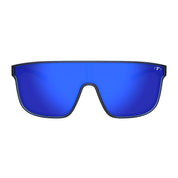 Tifosi Sanctum XL Sunglasses Midnight Vapor with Cobalt Blue Mirror Lens
